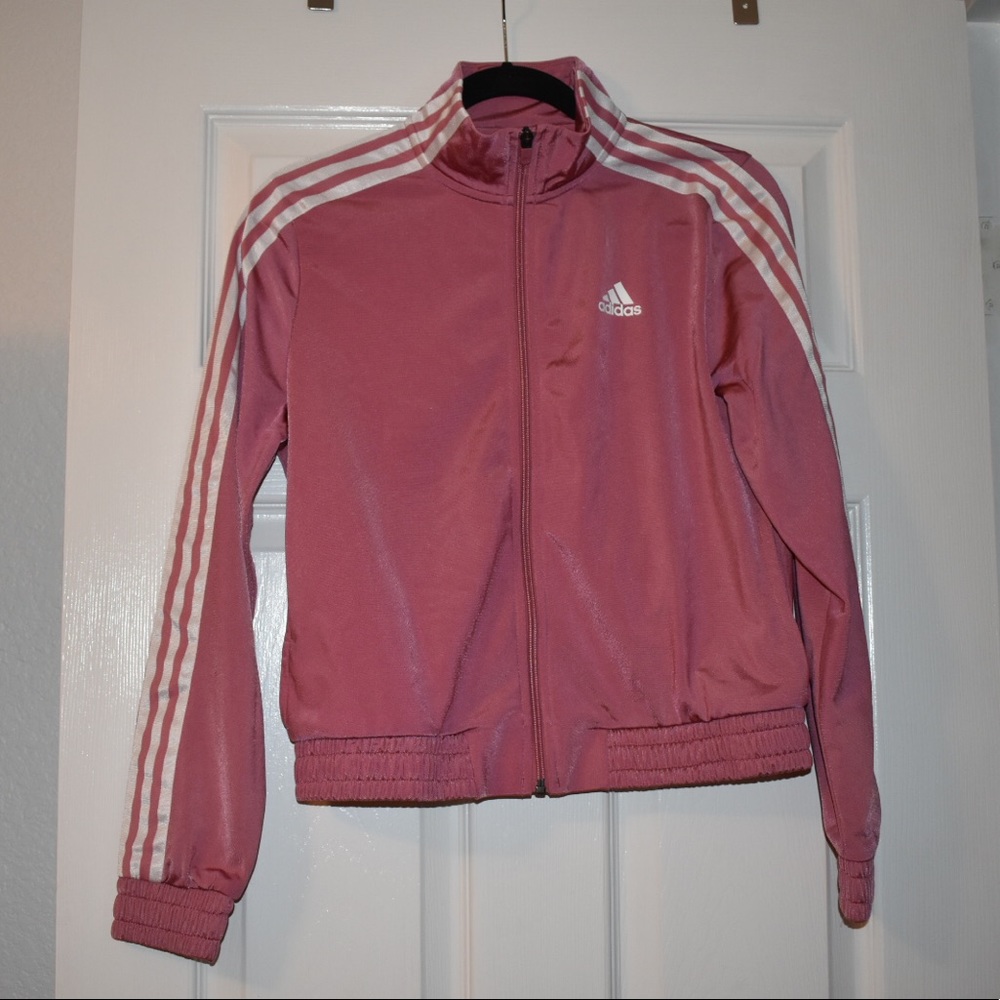 Pink Adidas Two-Piece Tracksuit
